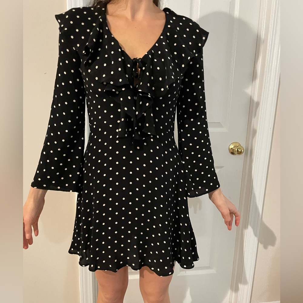 Topshop Polka Dot Mini Dress